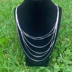 Layered Silver Necklace